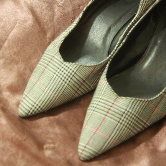 Plaid Cato Women's Pumps Heels Size 10 NEW - Picture 3 of 3